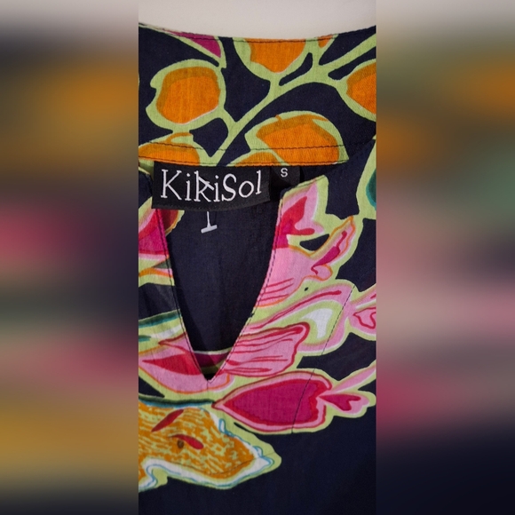 Blue navy kailua kikisol tunic - Picture 2 of 5